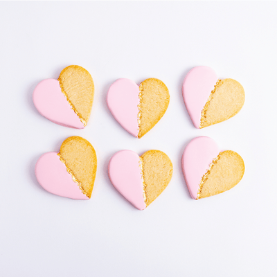 Glam Heart Cookies - Sweet E's Bake Shop
