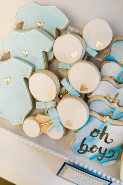 Baby Boy Cookies - Sweet E's Bake Shop