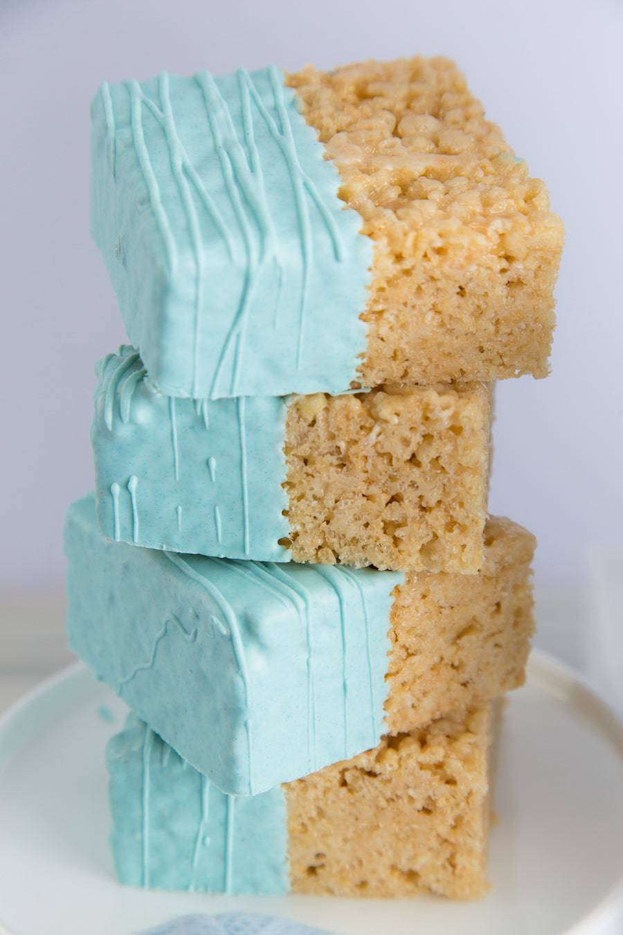 Baby Boy Rice Krispies - Sweet E's Bake Shop