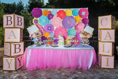 Baby Cali Dessert Table - Sweet E's Bake Shop