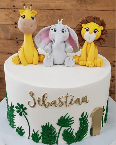 Baby Jungle Cake - Sweet E's Bake Shop