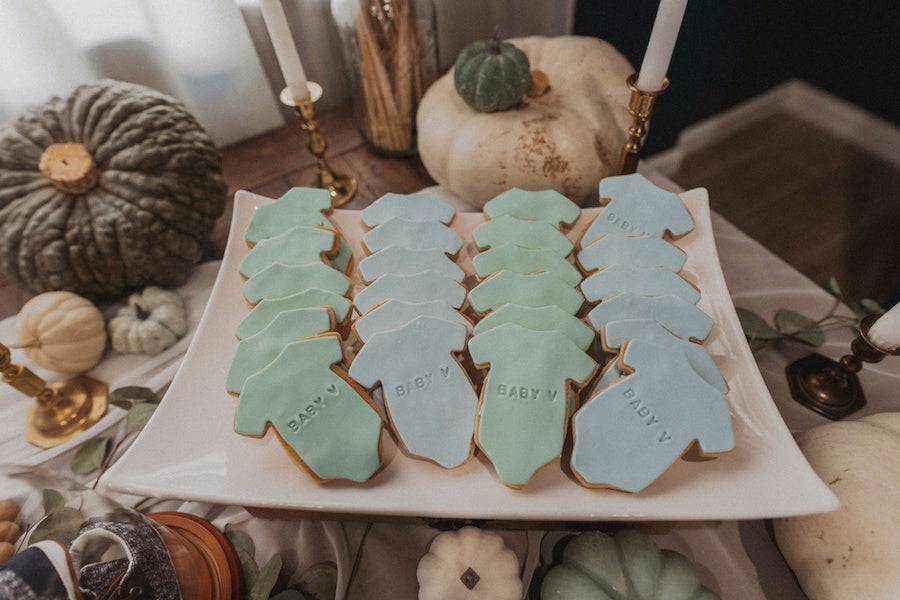 Baby Onsie Imprint Cookies - Sweet E's Bake Shop
