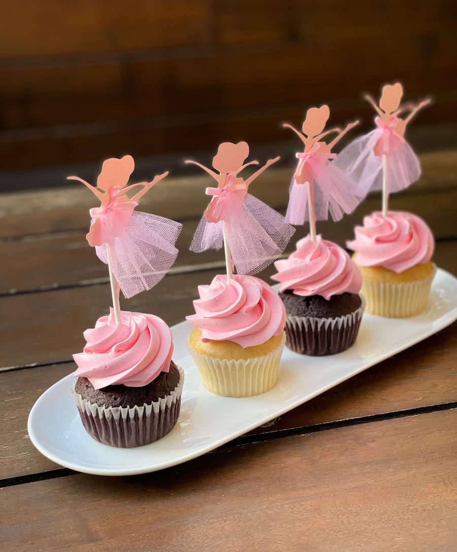 Ballerina Cupcakes - Sweet E's Bake Shop