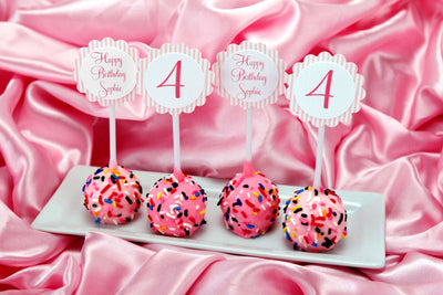 Birthday Girl Cake Pops - Sweet E's Bake Shop