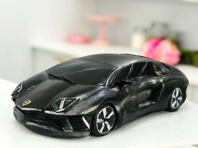 Black Lamborghini Cake - Sweet E's Bake Shop