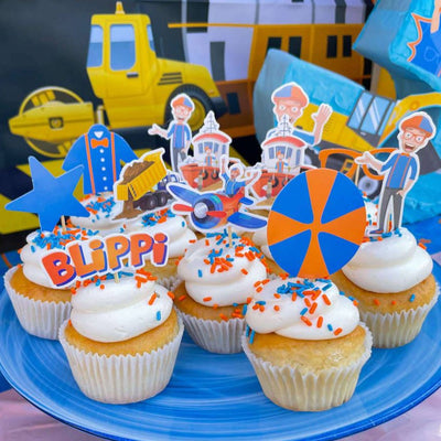 Blippi Cupcakes - Sweet E's Bake Shop