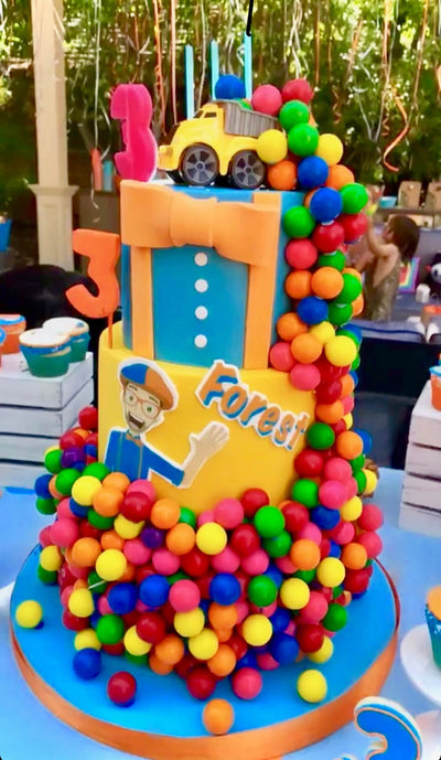 Blippi Gumball Cake - Sweet E's Bake Shop