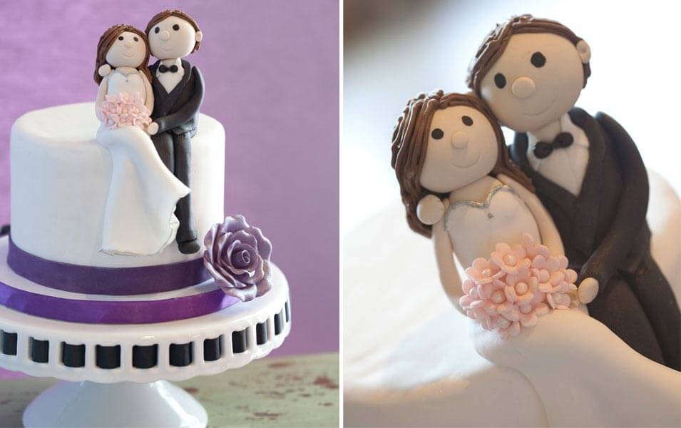 Bride & Groom Cake - Sweet E's Bake Shop
