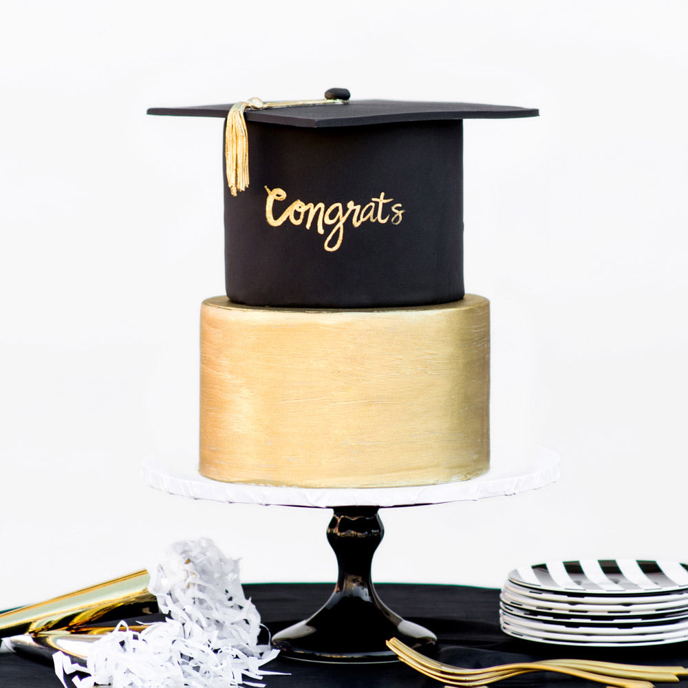 Glam Graduation Cake - Sweet E's Bake Shop