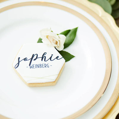 Place Card Cookie Favors - Sweet E's Bake Shop