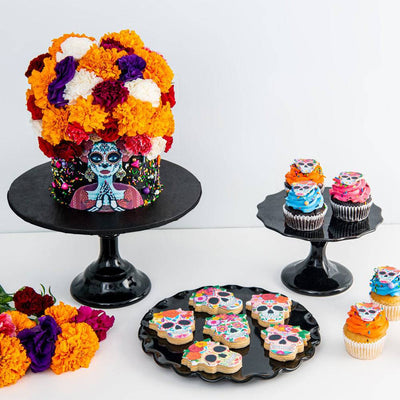 Day of the Dead Skull Cake - Sweet E's Bake Shop