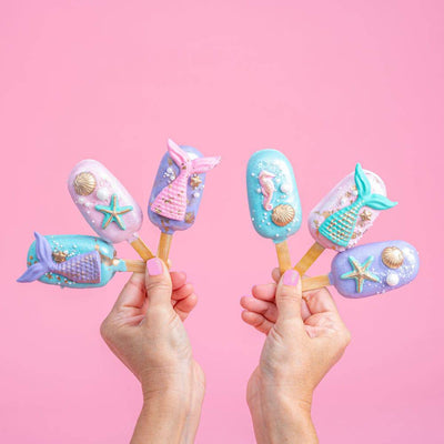 Mermaid Fantasy Cakesicles - Sweet E's Bake Shop