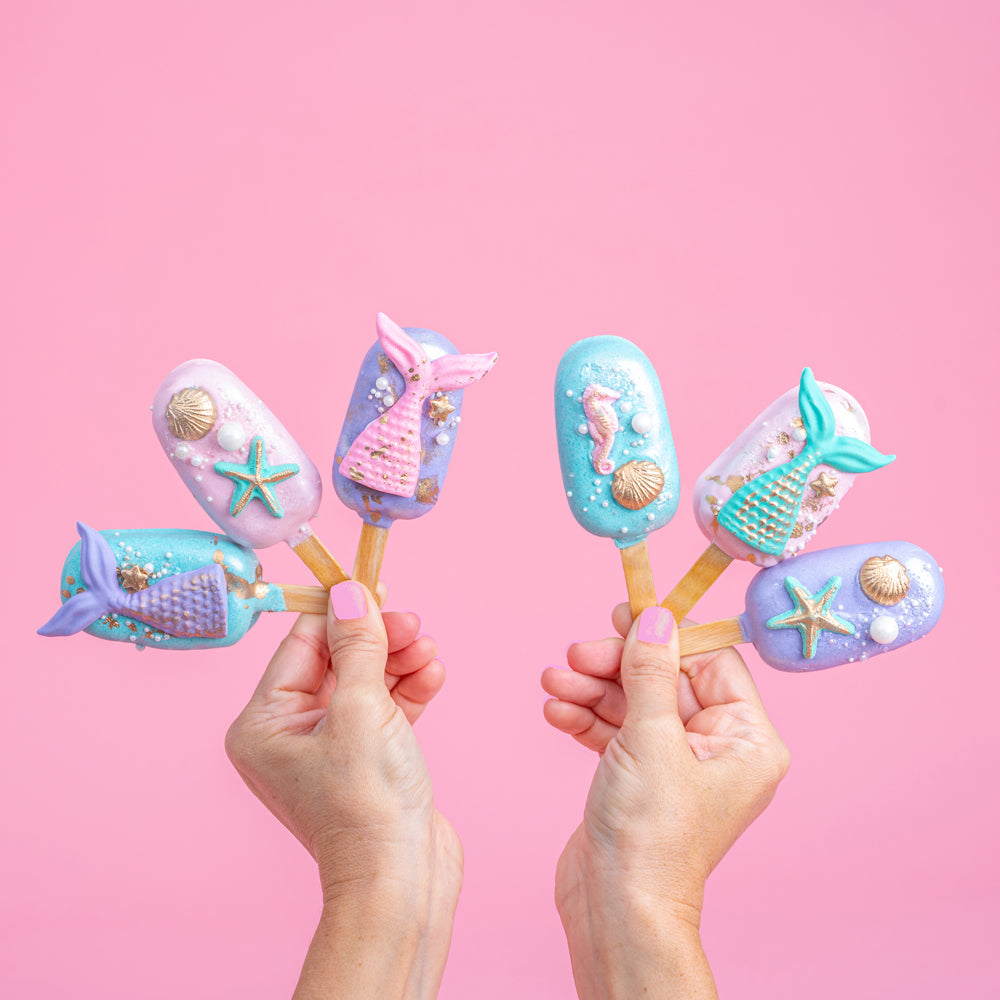 Mermaid Fantasy Cakesicles - Sweet E's Bake Shop