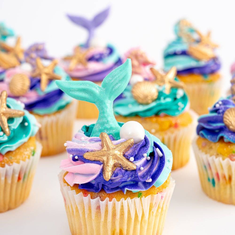 Mermaid Fantasy Cupcakes - Sweet E's Bake Shop