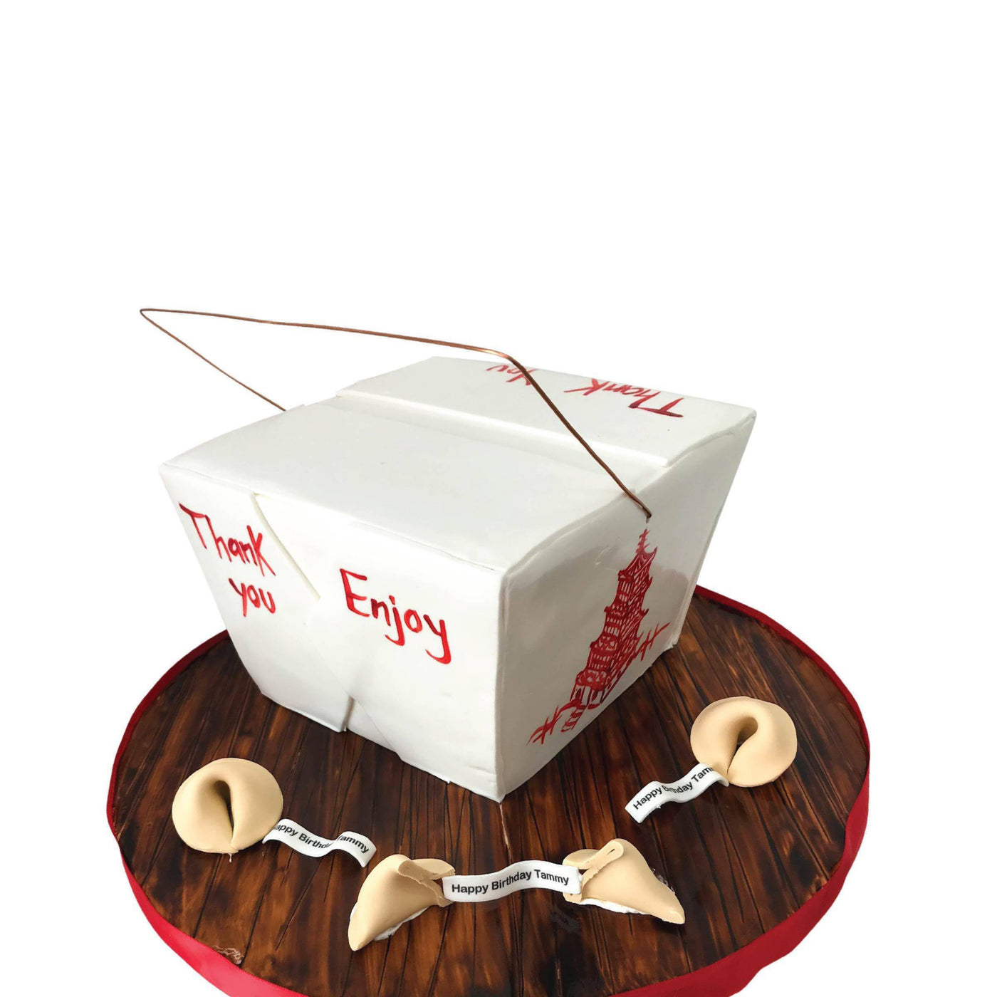 Chinese Takeout Cake - Sweet E's Bake Shop - The Cake Shop