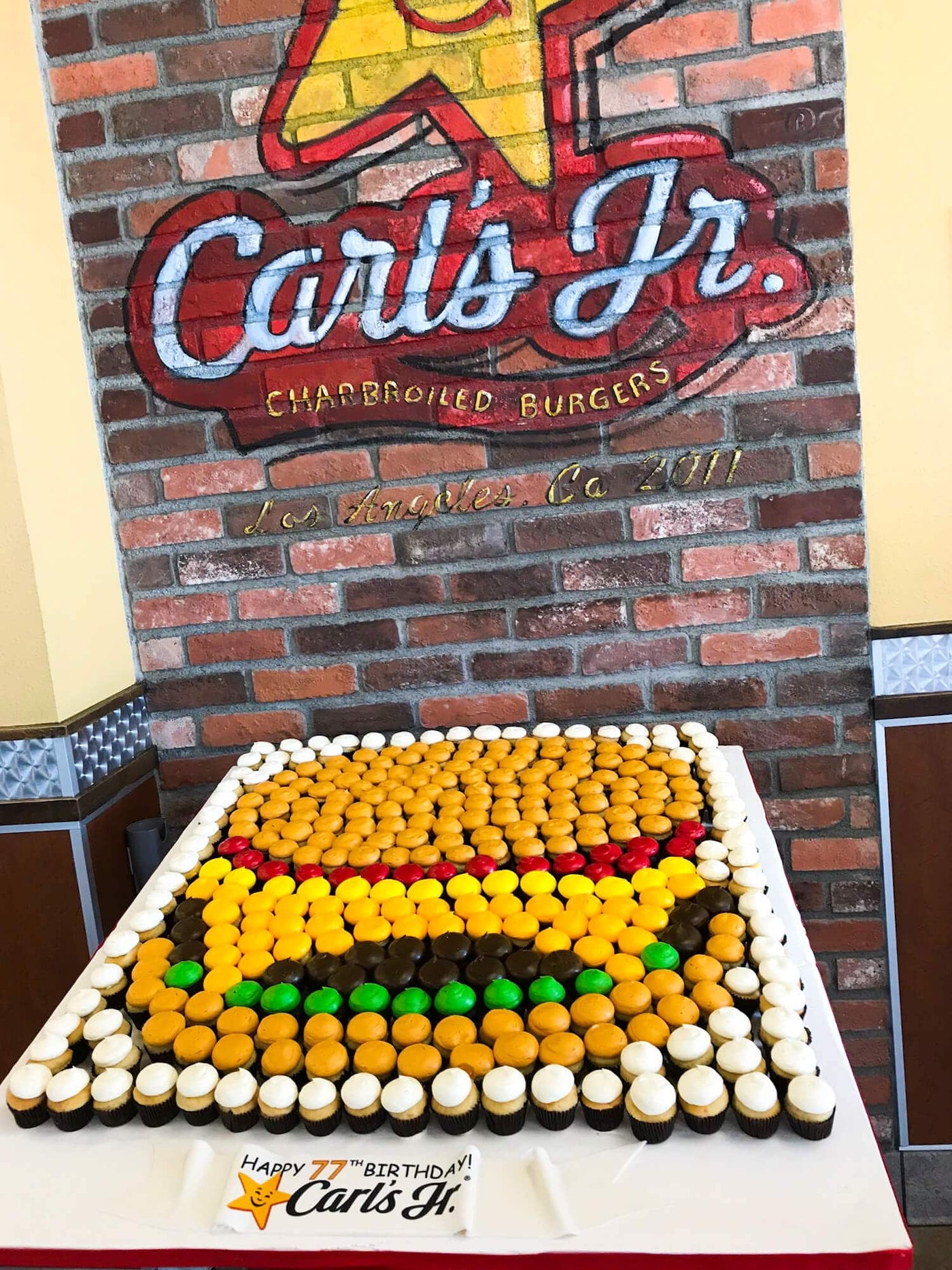Carls Jr. Cupcakes Cake - Sweet E's Bake Shop