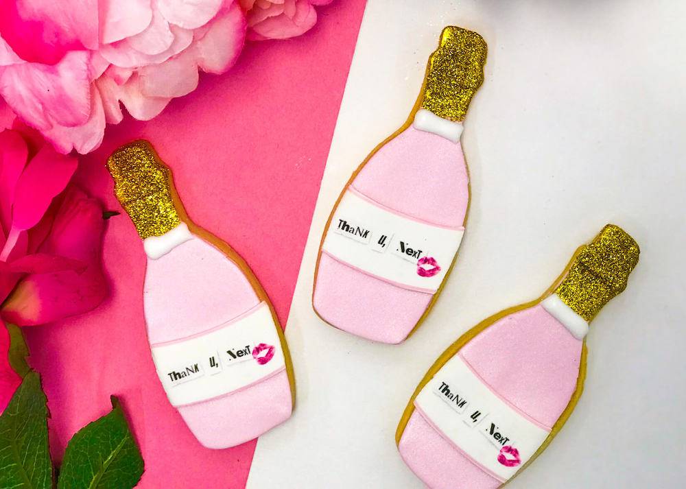 Champagne Bottle Cookies - Sweet E's Bake Shop