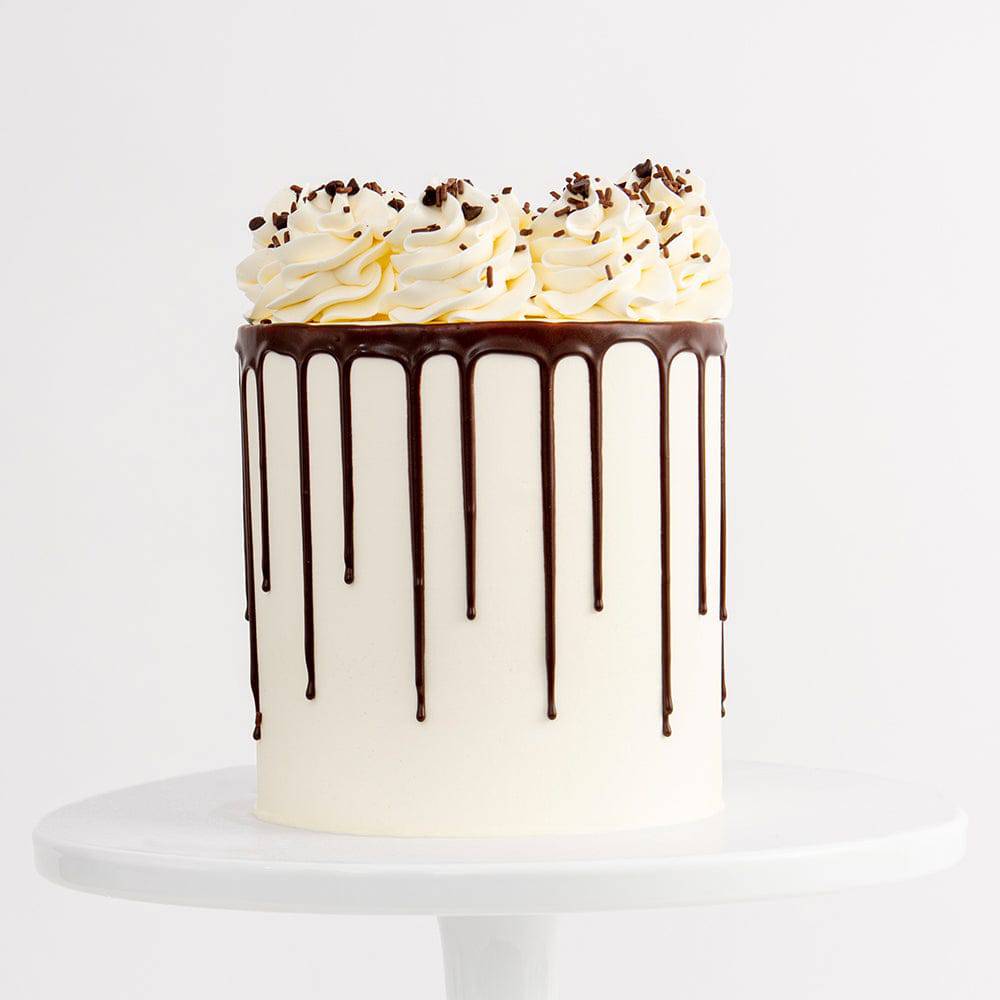 VEGAN Chocolate Drip Cake - Sweet E's Bake Shop