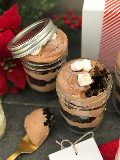 Chocolate Cake Jars - Sweet E's Bake Shop