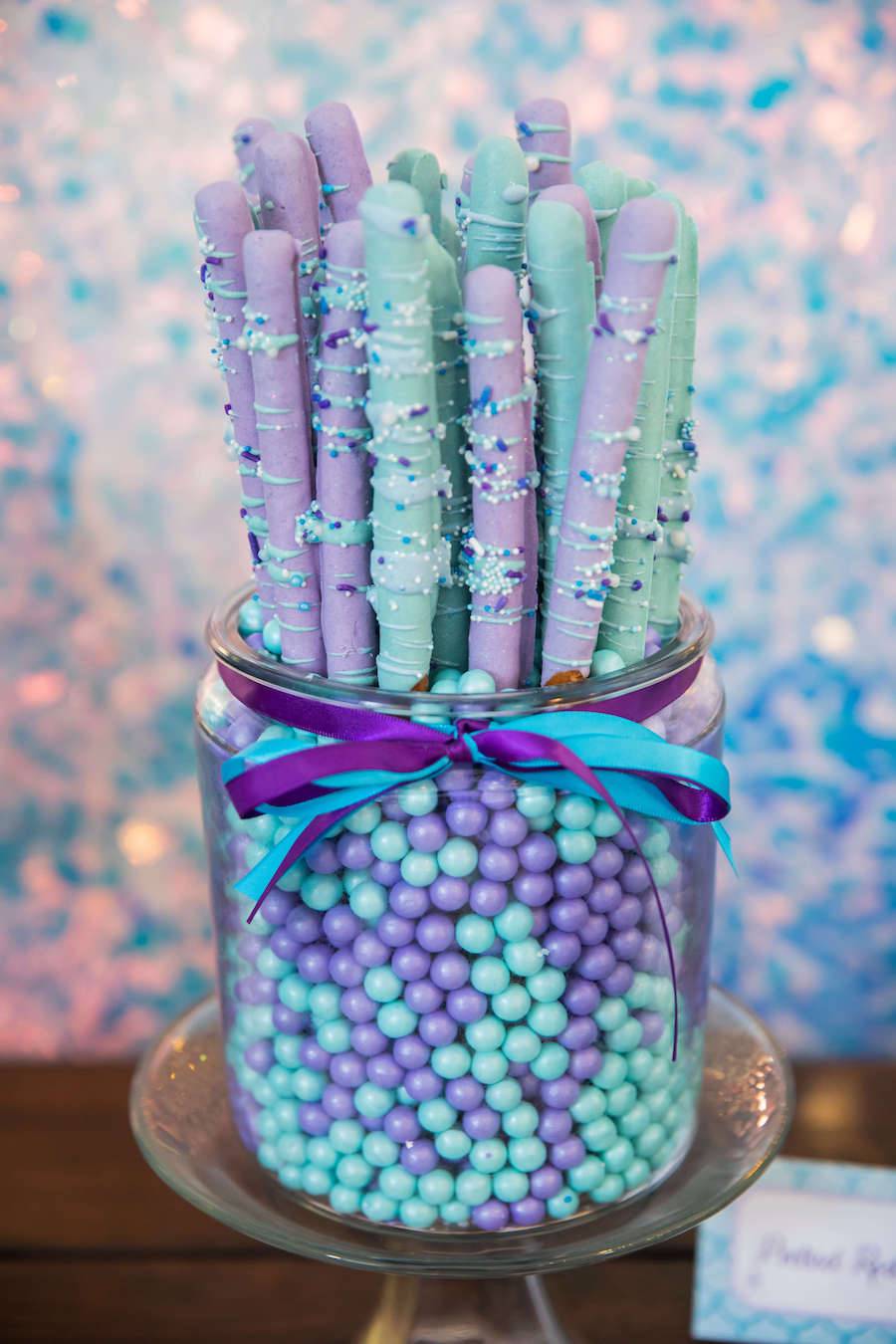 Chocolate Mermaid Pretzels - Sweet E's Bake Shop