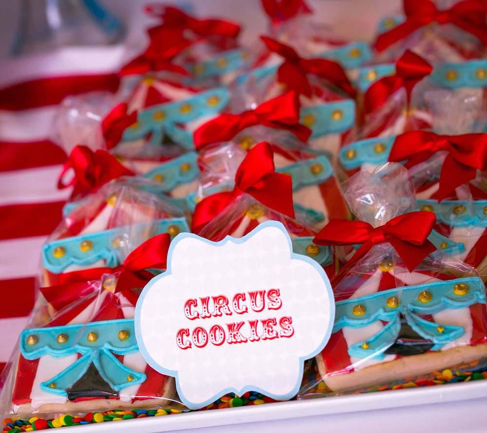 Circus Tent Cookies - Sweet E's Bake Shop