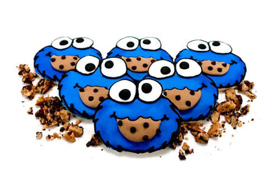 Cookie Monster Cookies 2 - Sweet E's Bake Shop