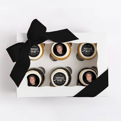 Vintage Dude Cupcakes | Upload Your Artwork - Sweet E's Bake Shop