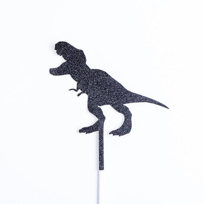 T-Rex Dinosaur Cake Topper | Black - Sweet E's Bake Shop