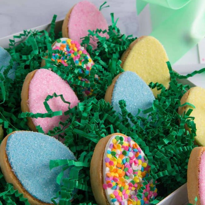 Easter Egg Decorated Cookies