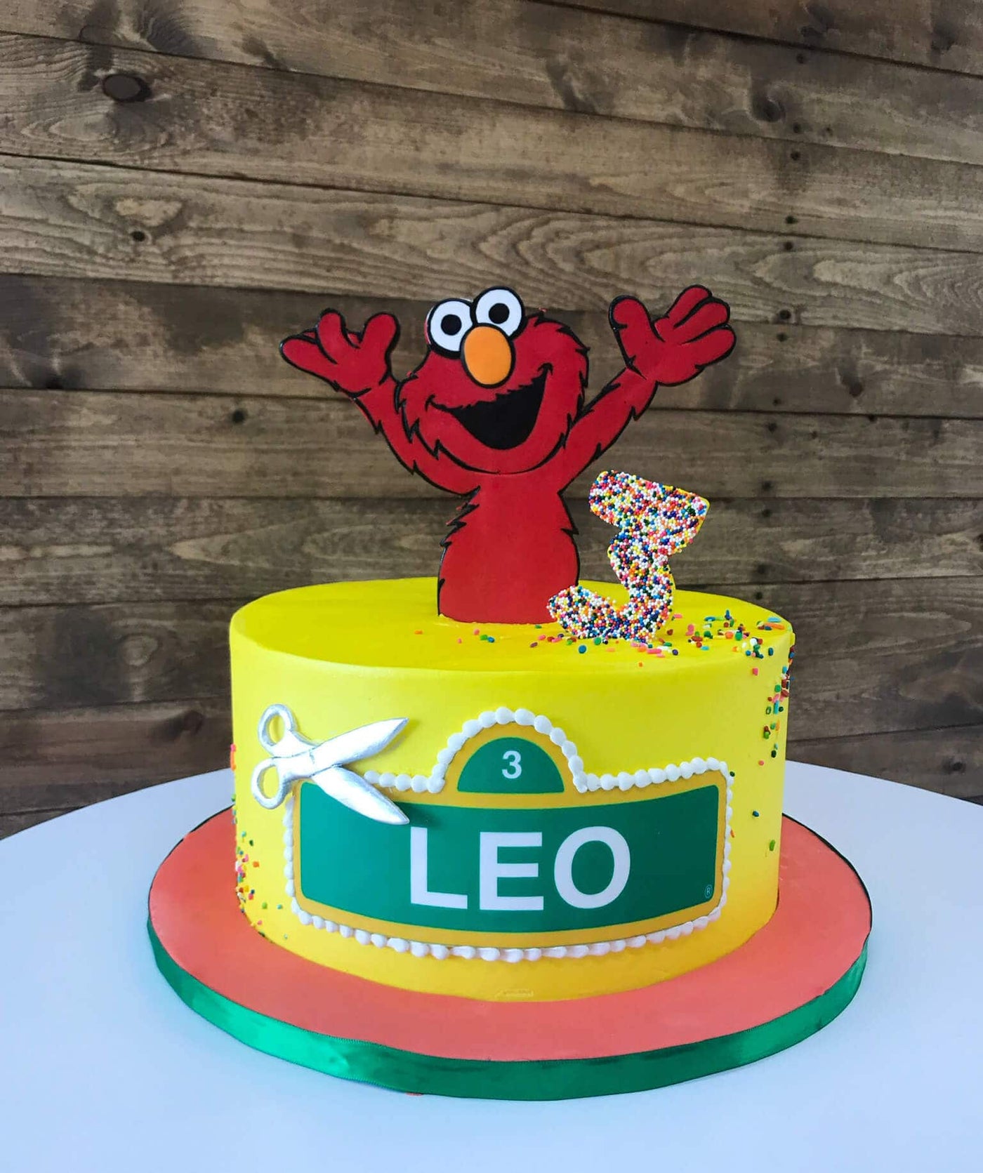 Elmo Cake 1 - Sweet E's Bake Shop
