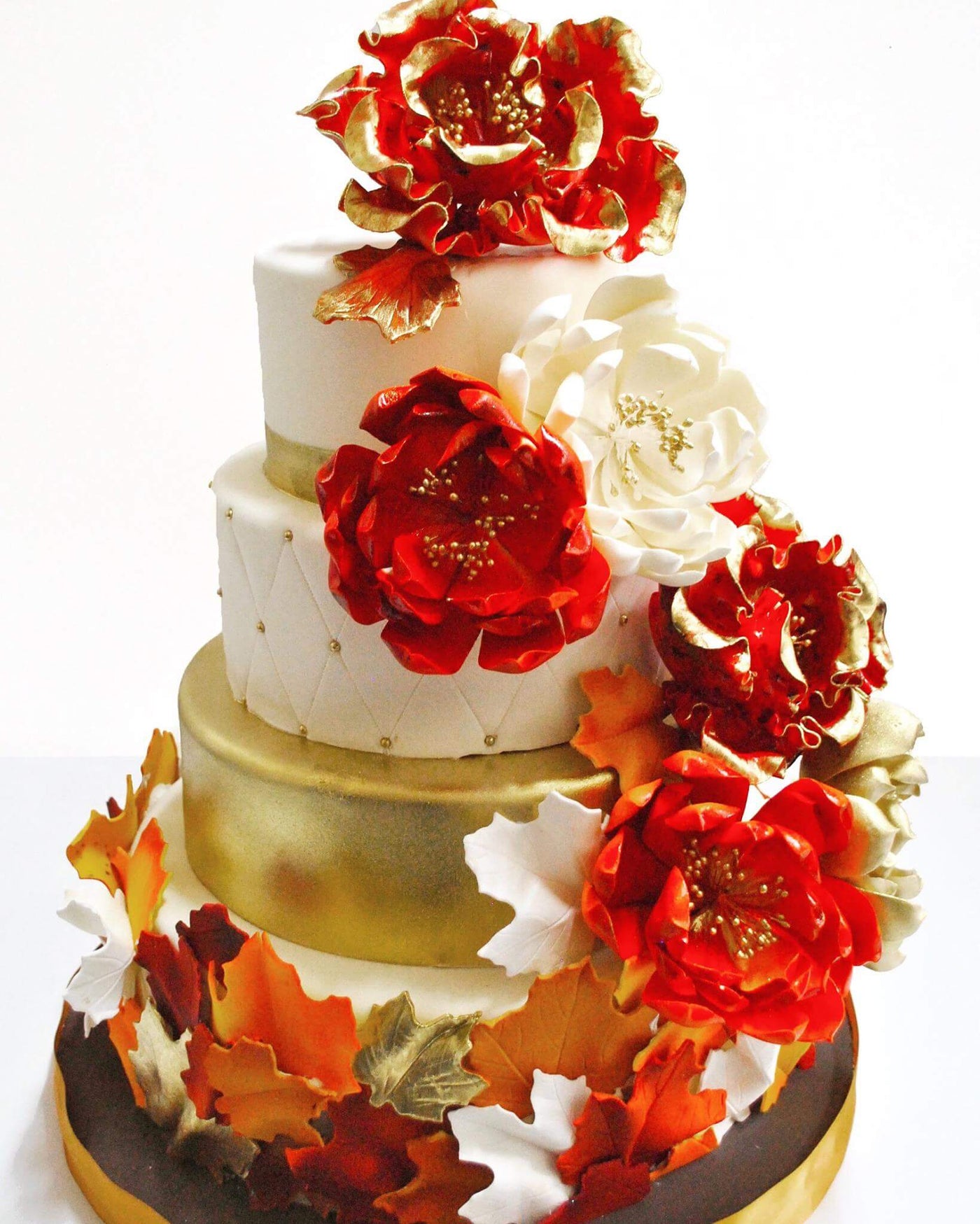 Fall Wedding Cake - Sweet E's Bake Shop