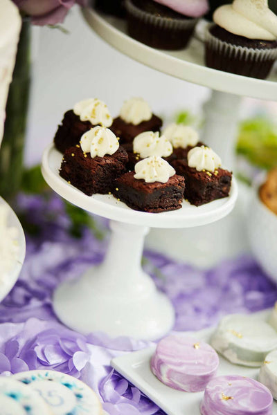 Frosting Swirl Brownie Bites - Sweet E's Bake Shop