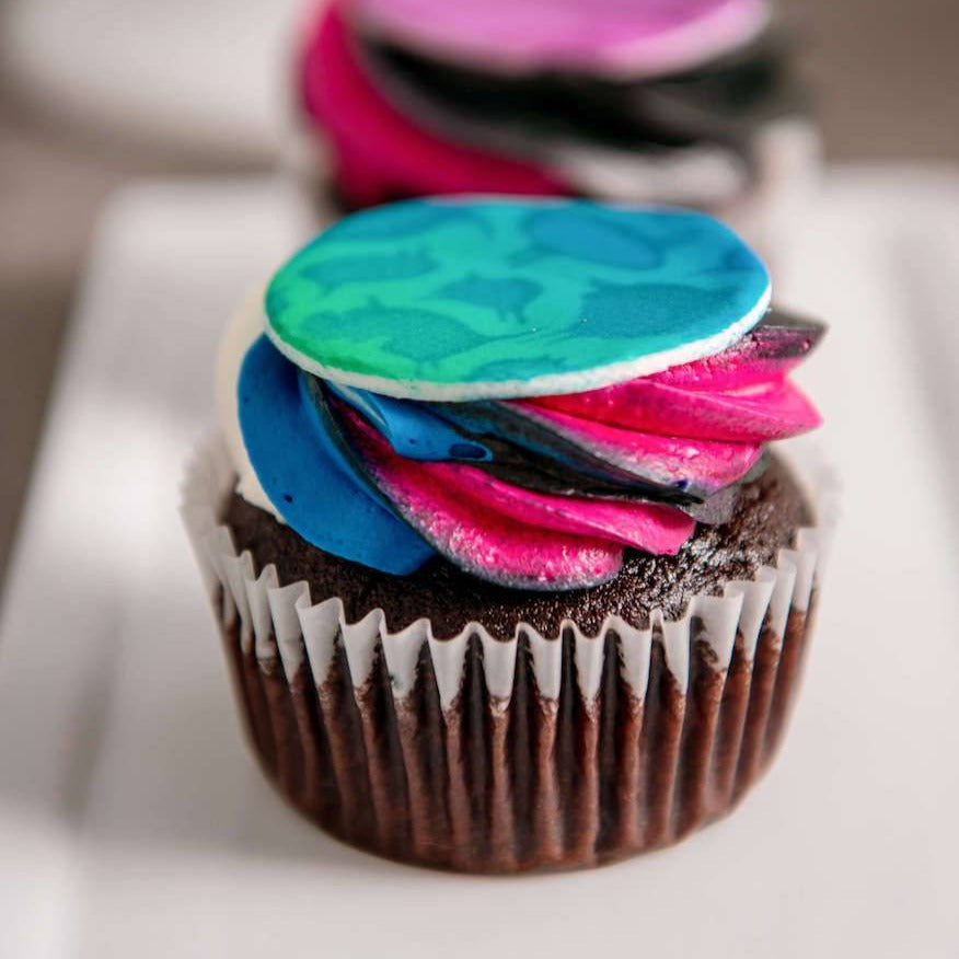 Galaxy Image Cupcakes - Sweet E's Bake Shop
