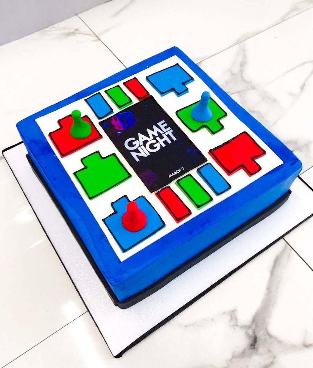 Game Night Cake - Sweet E's Bake Shop