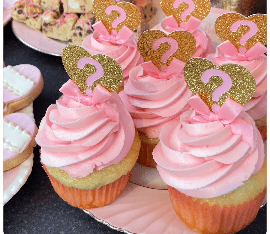 Gender Reveal Cupcakes - Sweet E's Bake Shop