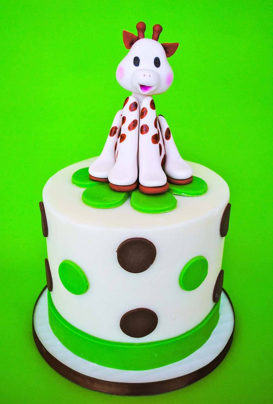 Giraffe Smash Cake - Sweet E's Bake Shop