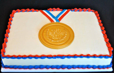 Gold Medal Cake - Sweet E's Bake Shop