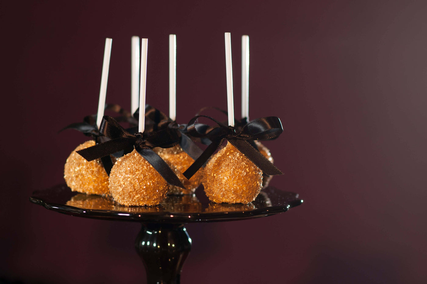 Gold Sugar Cake Pops - Sweet E's Bake Shop