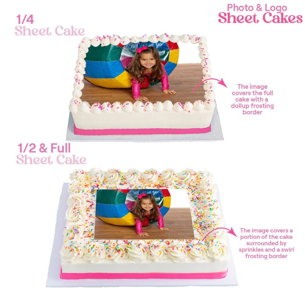 Custom Photo Cake Custom Logo Sheet Cake Delivery Los Angeles