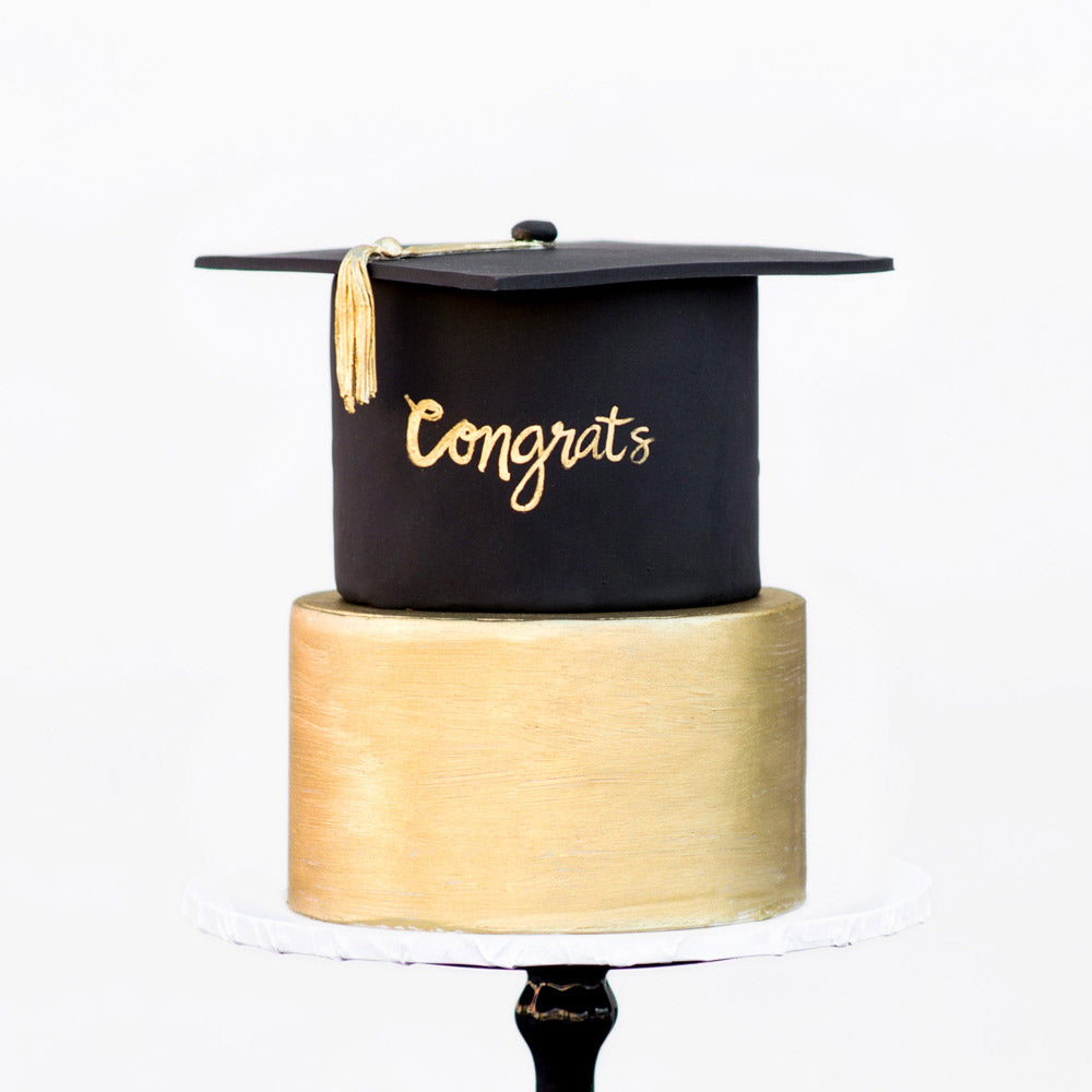 Glam Graduation Cake - Sweet E's Bake Shop