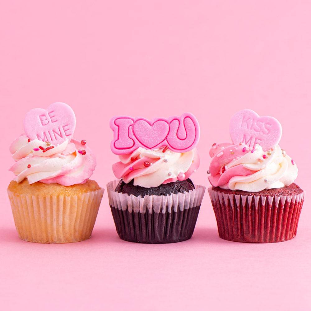 Valentine Glam Cupcakes Delivery Los Angeles