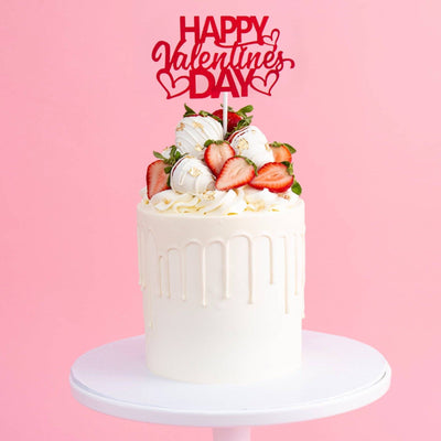 Strawberry Shortcake Valentine Cake - Sweet E's Bake Shop