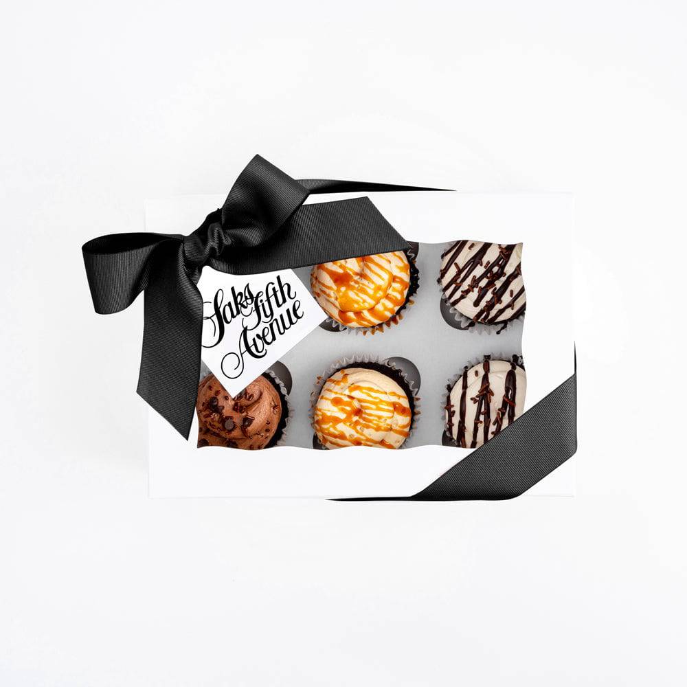 Sweet E's Signature Cupcakes Logo Gift Box | 6 Pack | Upload Your Artwork - Sweet E's Bake Shop