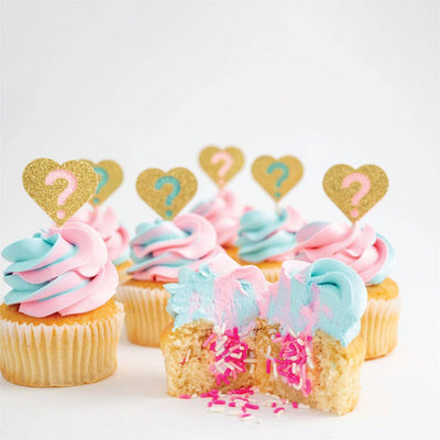 Gender Reveal Cupcakes - Sweet E's Bake Shop