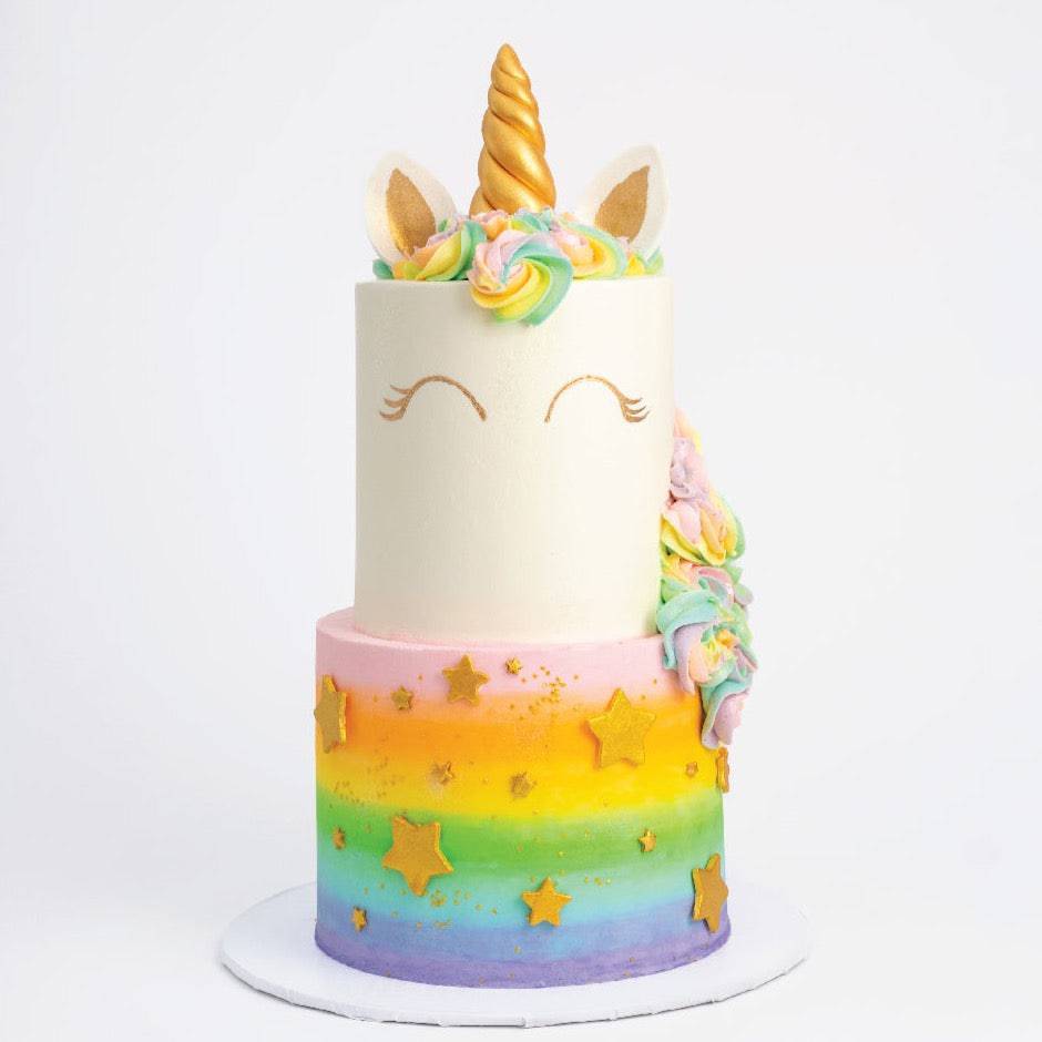 Magnificent Magical Unicorn Cake (2-Tier) - Sweet E's Bake Shop