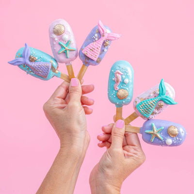 Mermaid Fantasy Cakesicles - Sweet E's Bake Shop