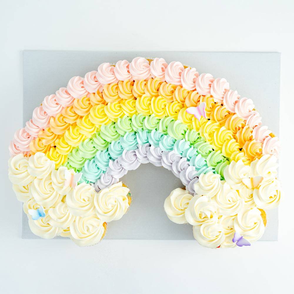 Magical Rainbow Cupcake Cake - Sweet E's Bake Shop