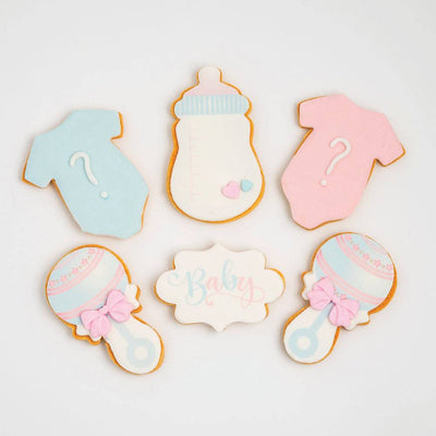 Gender Reveal Cookies - Sweet E's Bake Shop