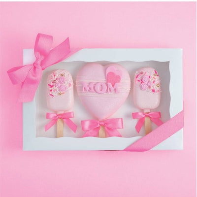 I 💗 MOM Cakesicle Gift Box - Sweet E's Bake Shop