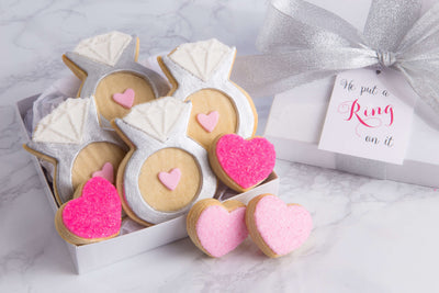 He Put a Ring On It Cookie Gift Box - Sweet E's Bake Shop
